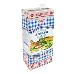 Молоко Селянське Родинне Особливе питне ультрапастиризоване 2.5% жиру 2000 г - мініатюра 4