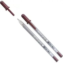 Ручка гелевая Sakura Metallic Сепия