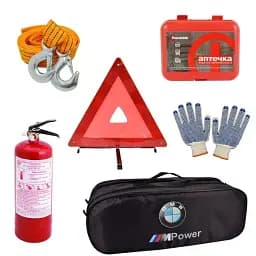 Набір автомобіліста BMW M-Power легковий чорний 01-088-Л