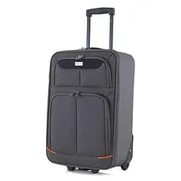 Валіза Semi Line 20" (S) Grey/Orange Lines (T5754-1)