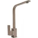 Смеситель кухонный Platinum 179 NES (3007) поворотный однорычажный из нержавеющей стали титан (SP000040938)