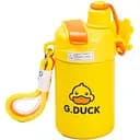 Термос G. Duck 460 мл с трубочкой и винтовой крышкой, желтый Happy Life HP18309Y