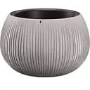 Горшок для цветов Prosperplast Beton Bowl круглый с вкладышем, 180 мм,, бетон (65896-422)