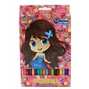 Олівці пластикові J. Otten Девочка, 18 кольорів