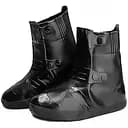 Бахилы на обувь Lesko от воды и грязи резиновые SB-108 S (34-35) Black (14998)