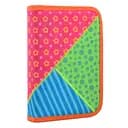 Пенал твердый 1 Сентября, одинарный без клапана, Flowers, 20.5x14x3.2 см