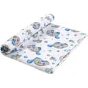 Пеленка Руно Ракушка фланель 80х90 см белая (203.05_Черепашка)