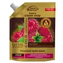 Крем-мыло Energy of Vitamins Овсяное молочко с ароматной малиной и листьями смородины, 450 мл