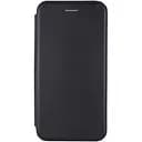 Кожаный чехол-книжка Classy для Samsung Galaxy S21 FE Черный