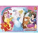 Дитячий пазл класичний G-Toys Принцеси Дісней постер 35 елементів (PD83)
