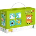 Пазл DoDo Дуо Звірята та їх домівки, 24 елементи (300117)