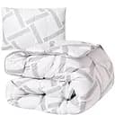 Набор Ideia Elegantly: одеяло+подушка евро белый (8-35564)