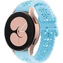 Ремінець для Amazfit GTR 42mmGTR MiniGTR Lite 42mm - блакитний ширина кріплення 20мм силікон Watchbands Flower (W31-2WB21419460)