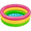 Басейн надувний дитячий Intex 57107 NP Веселка 61x22 см 33 л від 1 до 3 років