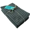 Набор кухонных вафельных полотенец Lovely Svi 4 шт: 35 x 75 см, 100% хлопок – Серый (561011)