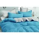 Комплект постельного белья Versailles VS-BM2.5-211 евро микрофибра сине-серый (147138)