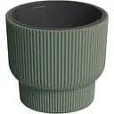  Кашпо для квітів Prosperplast Milly круглий на підставці 300 мм темно-зелений
