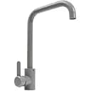 Смеситель кухонный Platinum KT 11 (3008B-FH) поворотный однорычажный из нержавеющей стали серый металлик