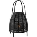 Свічник J-line з бамбука підлоговий 70 см чорний (40913) 