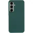 TPU чехол Epik Bonbon Metal Style для Samsung Galaxy S24/S25 Зеленый / Pine green