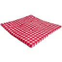 Водоотталкивающая подушка на стул Красная клеточка (2 шт.)