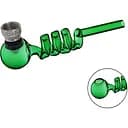 Трубка курительная стеклянная с охлаждением D&K Спираль DK-8569A Green (15673)