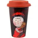 Чашка із силіконовою кришкою Elen Dekor Famous 400 мл (924-681)