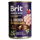Беззерновой влажный корм для собак Brit Premium с курицей и куриными сердечками 400 г
