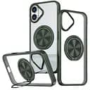 Чохол Epik TPU+PC Metal Ring with MagSafe для Apple iPhone 16, 6.1 Зелений