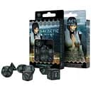 Набор кубиков Galactic Black & blue Dice Set , 7 шт. (SGAL67)