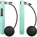 Розумна скакалка Gymtek Smart з дисплеєм і Bluetooth бірюзова