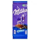 Шоколад Milka з молочною начинкою зі смаком ванілі та шматочками печива Oreo 100 г (895464)