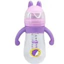 Бутылочка пластиковая Mega Zayka с силиконовыми ручками 260 мл MGZ-0200 (Violet)