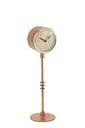 Настільний годинник J-Line металевий бронзовий (37707)