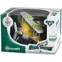 Літак металевий інерційний Same Toy Aircraft жовтий зі світлом і музикою SY8015Ut-1