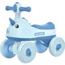 Каталка-толокар Bambi M 5856E-12 з музикою, світлом, EVA-колесами, рогом, до 25 кг, блакитний