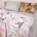 Комплект постельного белья MirSon Сатин 22-1345 Telma 2 x 160 x 220 см белый (2200006598503)