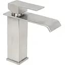 Смеситель для умывальника Platinum FHP 15 (8548) каскадный, однорычажный из нержавеющей стали (000032644)