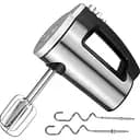 Міксер ручний Hoffmans HM-8839 з насадками 6 швидкостей нержавіюча сталь 800 Вт Сірий