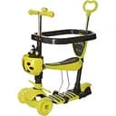 Самокат iTrike JR 3-027-GR складной зеленый