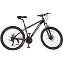 Велосипед MTB2602 26" с алюминиевой рамой и трансмиссией SHIMANO, черно-красного цвета