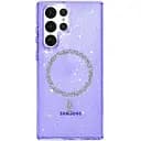 Чехол Epik TPU Eclipse Sparkle (MagFit) для Samsung Galaxy S24 Ultra Purple