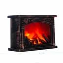 Камин-светильник новогодний декоративный Yiwu с LED-подсветкой 12×20×27.5 см. камин ночник CR-3-3 