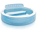 Басейн надувний Сімейне коло, рефлене дно, ремкомплект, тент, 57190
