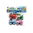 Дитячий конструктор JD 1899-2 A – 4 машинки з викруткою та насадками у пакеті