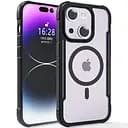 Чехол Epik TPU+PC Defense Clear with MagSafe для Apple iPhone 15, 6.1 Черный