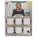 Ламінований розклад уроків А4 "Cyber cat Game zone" АП-0801-8 вертикальний
