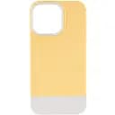 Чохол Epik TPU+PC Bichromatic для Apple iPhone 13 Pro Max 6.7 Creamy-yellow/White