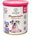 Вологий корм для дорослих собак Pet Chef Шматочки в желе з індичкою 800 г