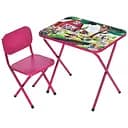 Детский столик Bambi M 5966-8 складной со стульчиком домашние животные